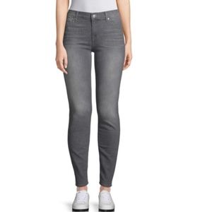 7 FOR ALL MANKIND GREY KATE SKINNIES ANKLE CAPRI